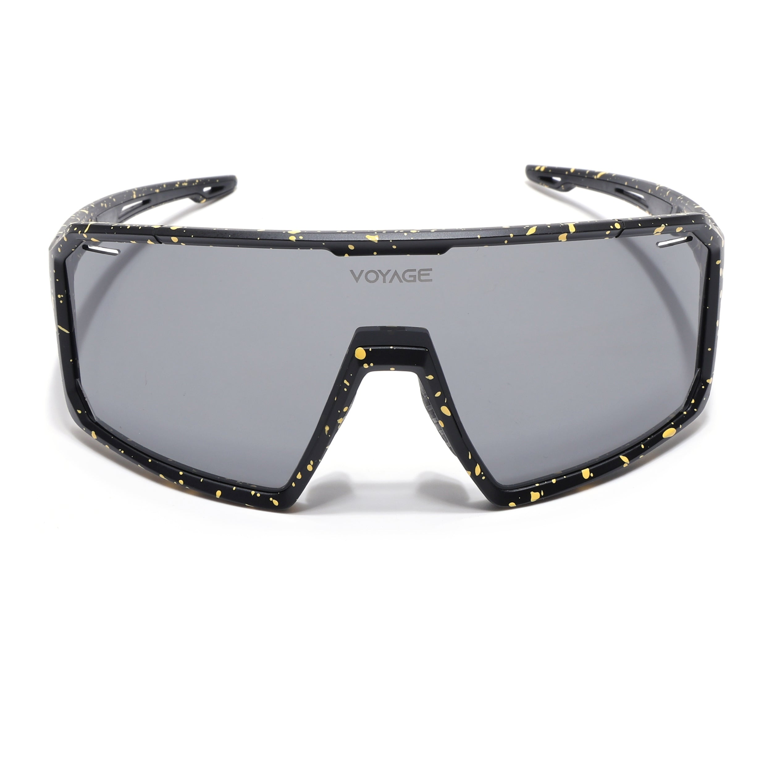Voyage Select Drift Sunglasses (Black Lens | Black & Yellow Frame - SLMG6261)