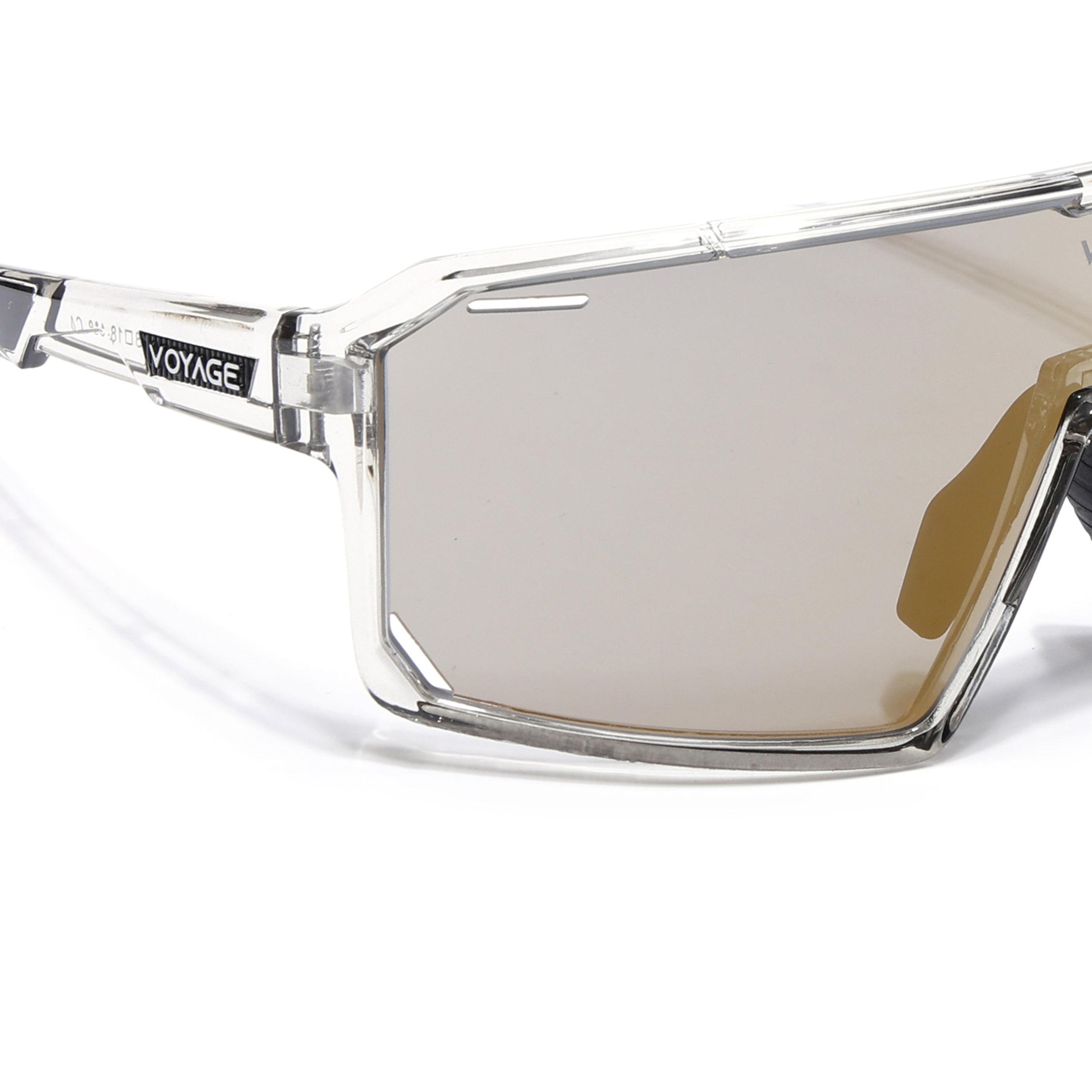 Voyage Select Drift Sunglasses (Golden Lens | Transparent Grey Frame - SLMG6263)