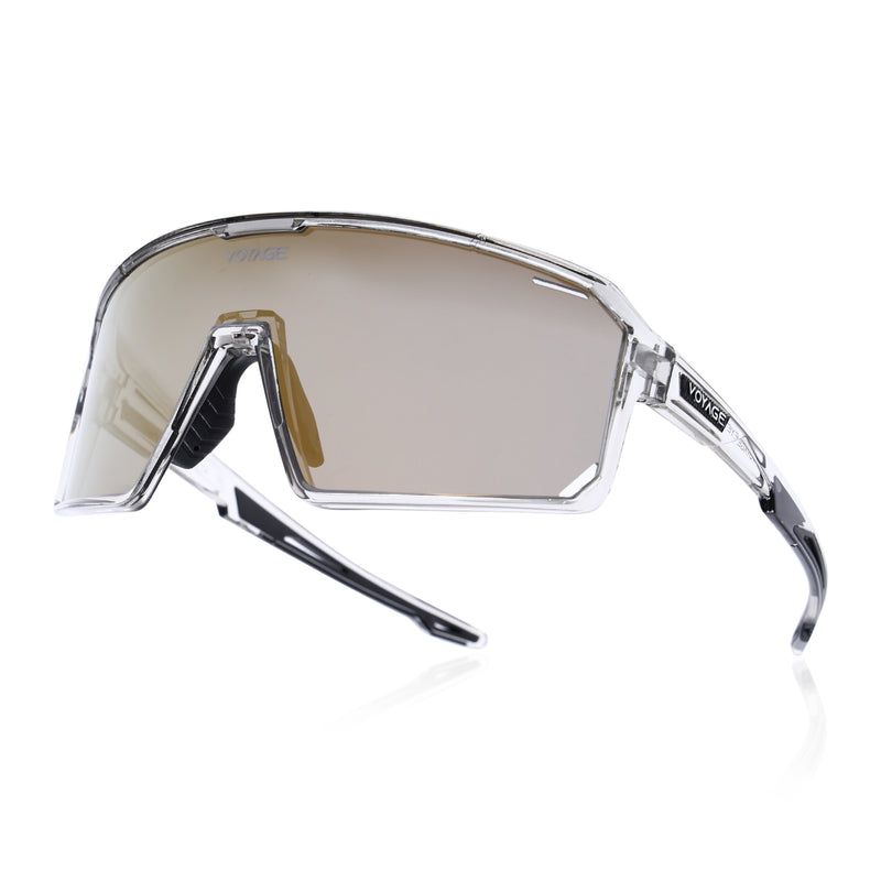 Voyage Select Drift Sunglasses (Golden Lens | Transparent Grey Frame - SLMG6263)