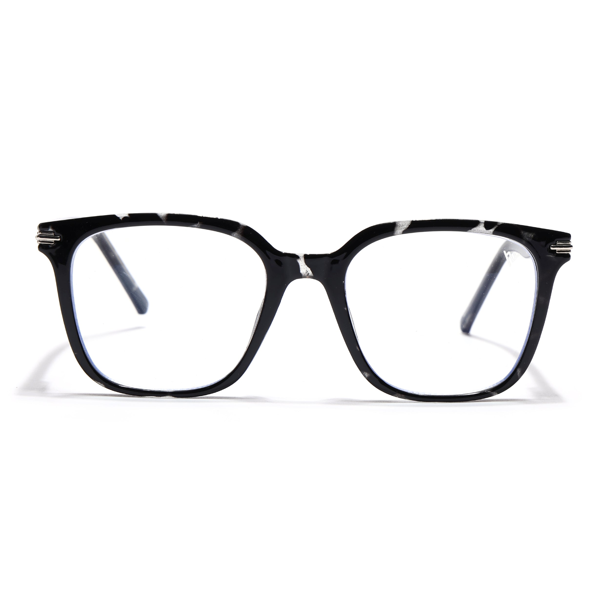 Voyage High Street Shine Black Square Eyeglasses for Men & Women (86001MG4929-C1)