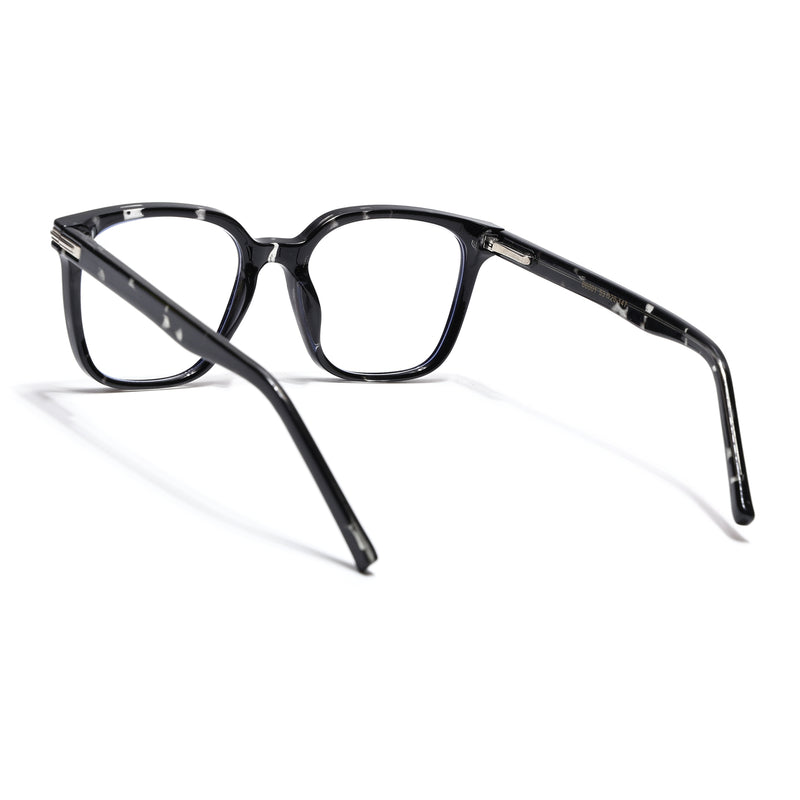 Voyage High Street Shine Black Square Eyeglasses for Men & Women (86001MG4929-C1)