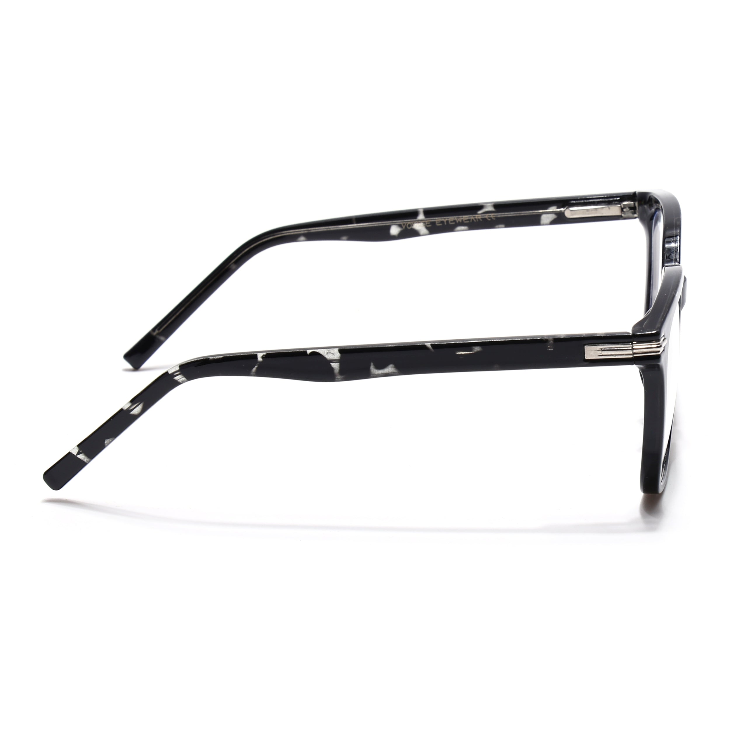 Voyage High Street Shine Black Square Eyeglasses for Men & Women (86001MG4929-C1)