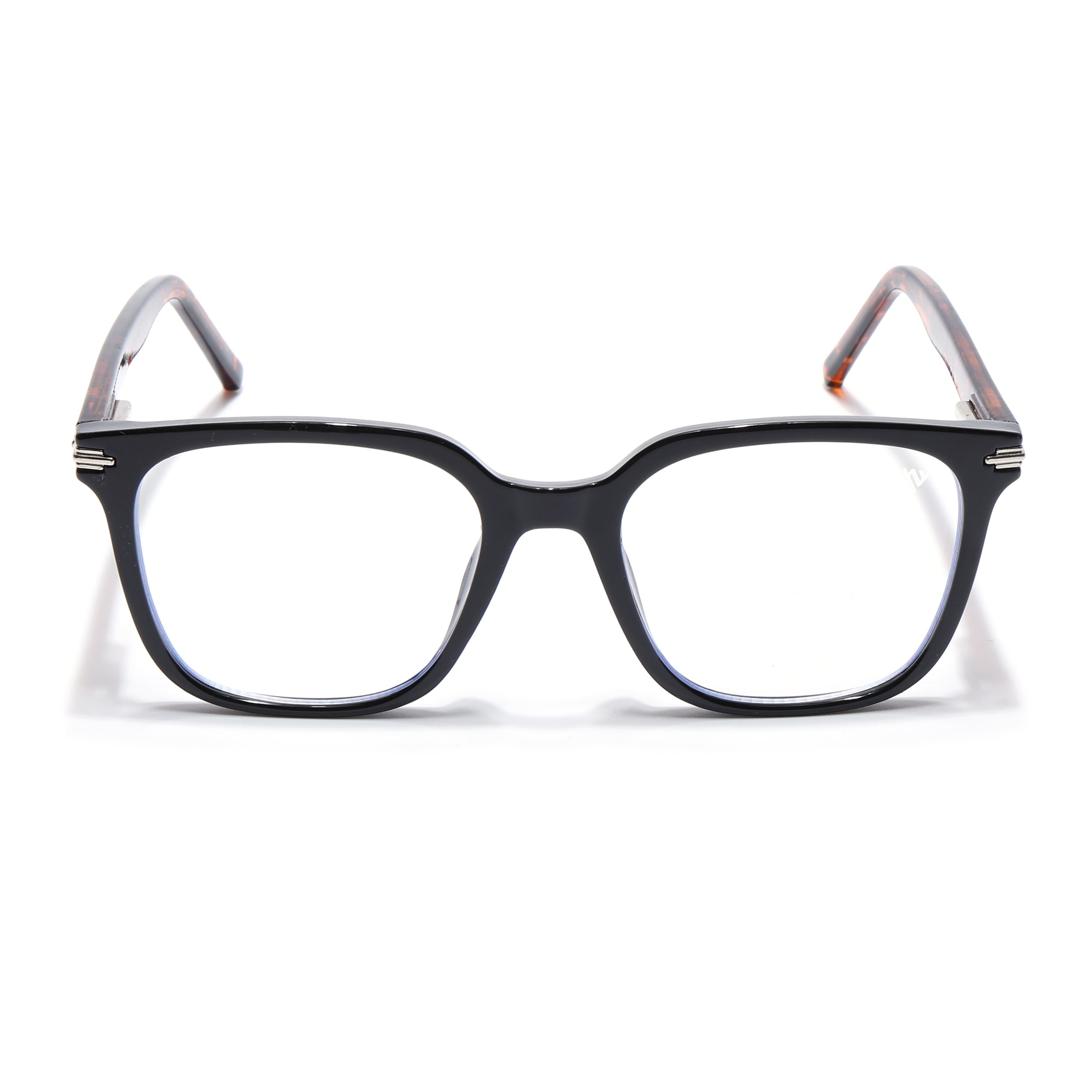 Voyage High Street Shine Black Square Eyeglasses for Men & Women (86001MG4932-C4)