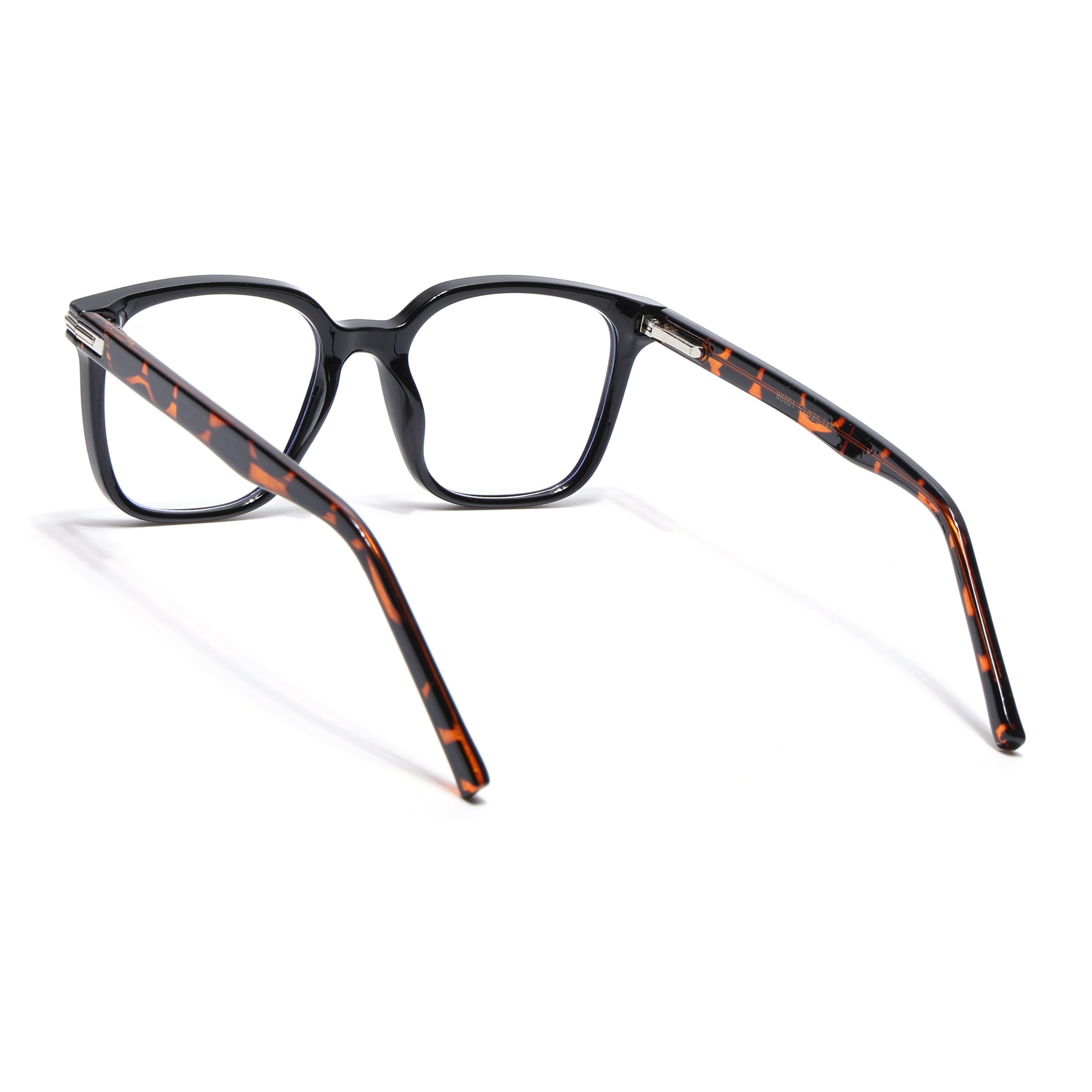 Voyage High Street Shine Black Square Eyeglasses for Men & Women (86001MG4932-C4)