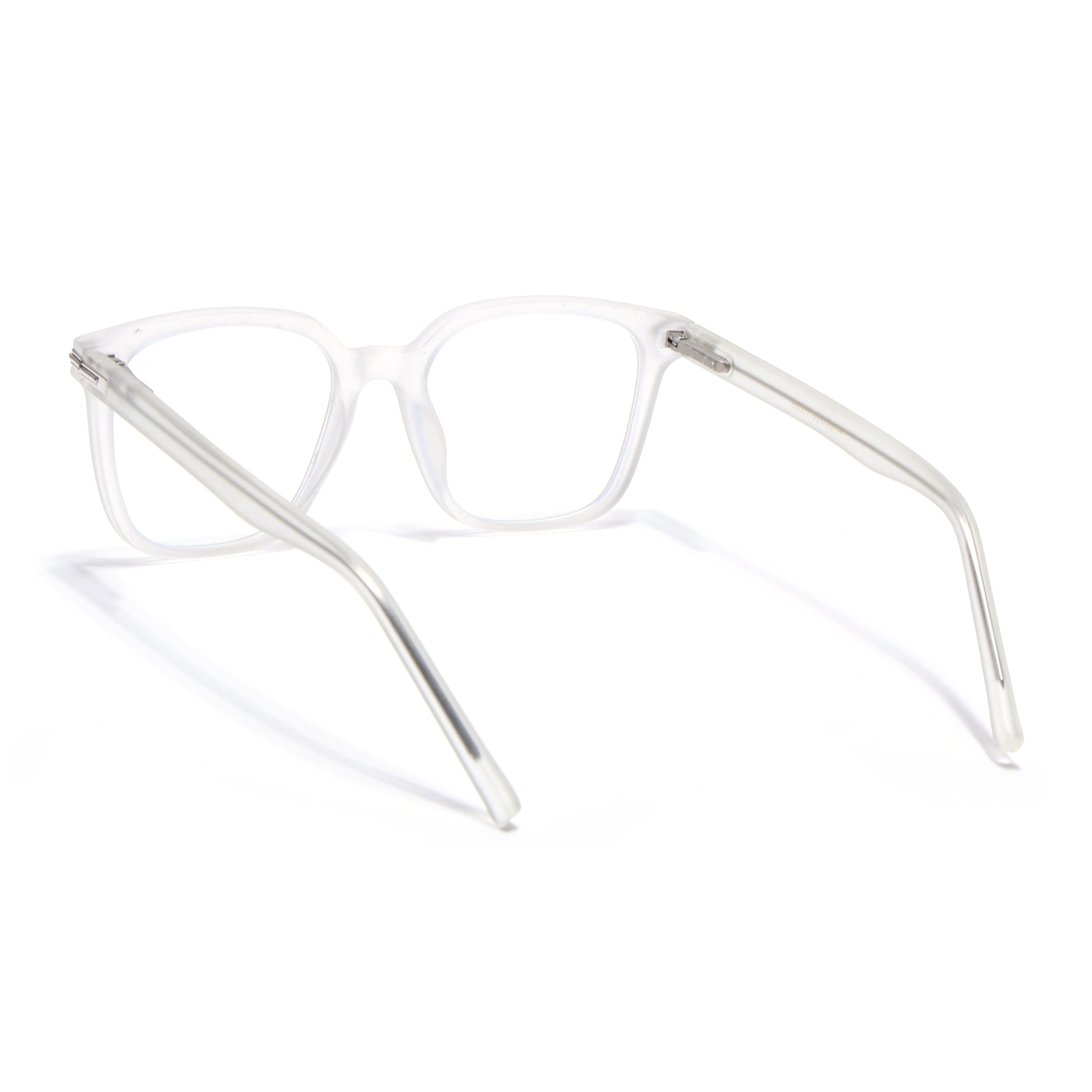 Voyage High Street Matt Transparent Square Eyeglasses for Men & Women (86001MG4933-C5)