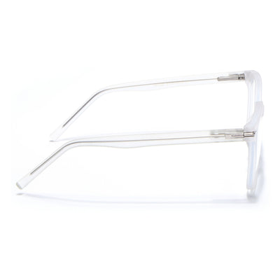 Voyage High Street Matt Transparent Square Eyeglasses for Men & Women (86001MG4933-C5)