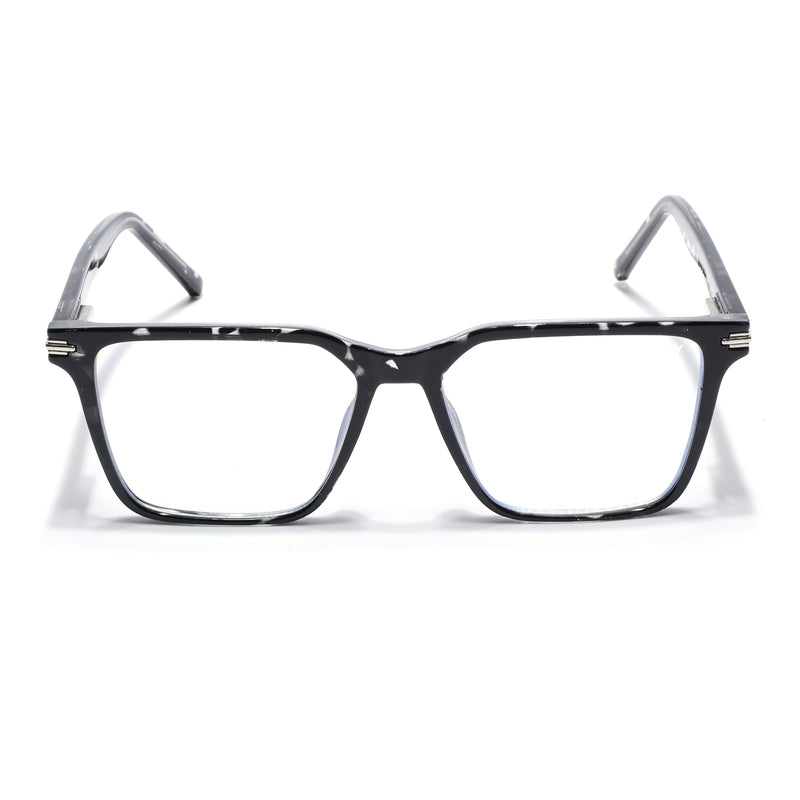 Voyage High Street Shine Black Square Eyeglasses for Men & Women (86002MG4934-C1)