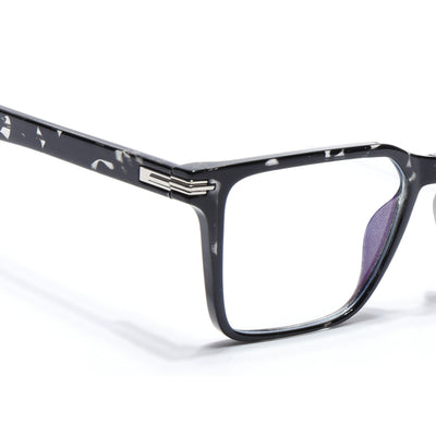 Voyage High Street Shine Black Square Eyeglasses for Men & Women (86002MG4934-C1)