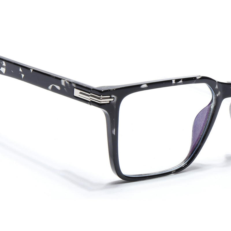 Voyage High Street Shine Black Square Eyeglasses for Men & Women (86002MG4934-C1)