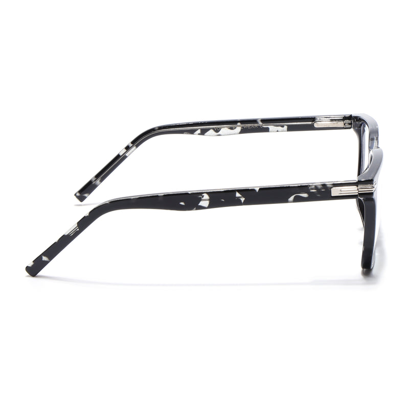 Voyage High Street Shine Black Square Eyeglasses for Men & Women (86002MG4934-C1)