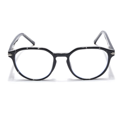 Voyage High Street Shine Black Square Eyeglasses for Men & Women (86003MG4939-C1)