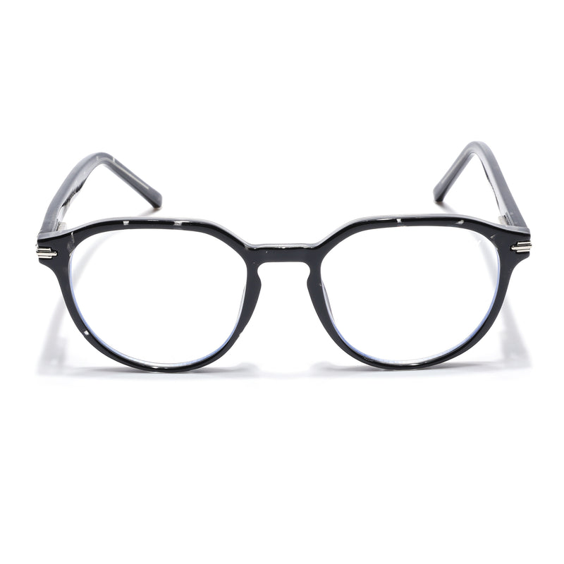 Voyage High Street Shine Black Square Eyeglasses for Men & Women (86003MG4939-C1)