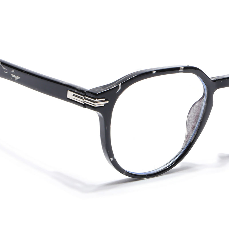 Voyage High Street Shine Black Square Eyeglasses for Men & Women (86003MG4939-C1)