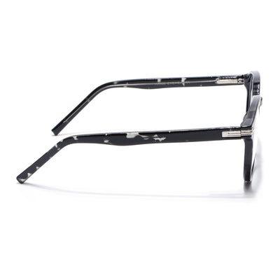 Voyage High Street Shine Black Square Eyeglasses for Men & Women (86003MG4939-C1)