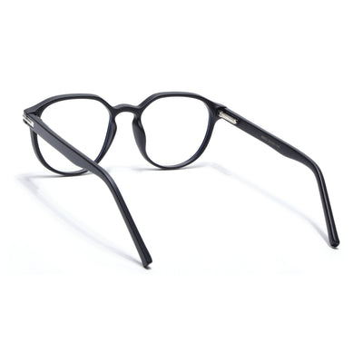 Voyage High Street Matt Black Square Eyeglasses for Men & Women (86003MG4940-C2)