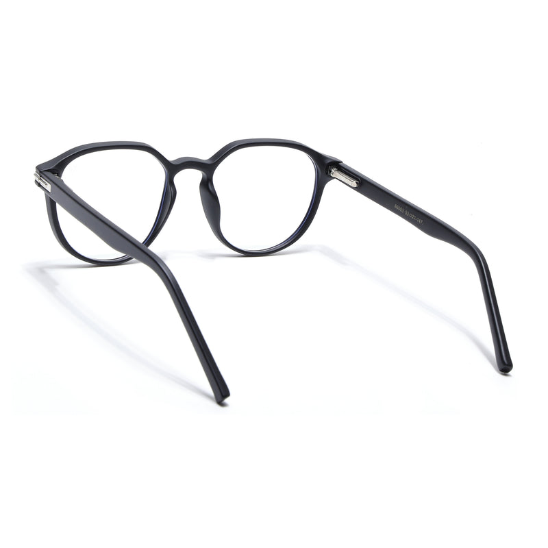 Voyage High Street Matt Black Square Eyeglasses for Men & Women (86003MG4940-C2)