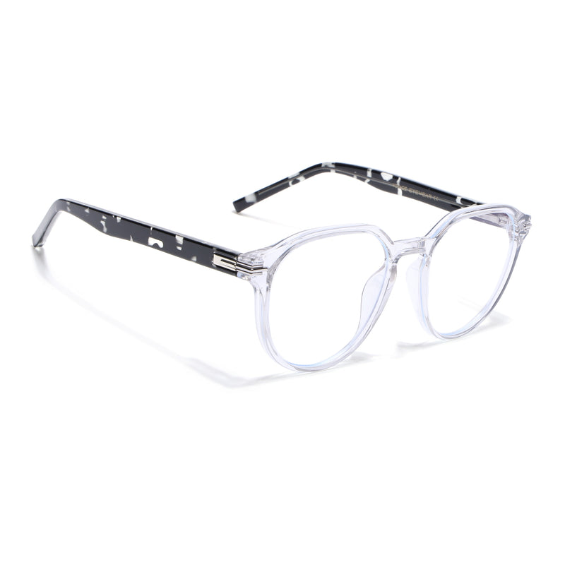 Voyage High Street Transparent Square Eyeglasses for Men & Women (86003MG4941-C3)