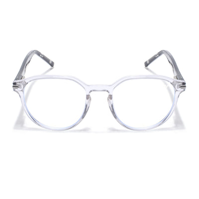 Voyage High Street Transparent Square Eyeglasses for Men & Women (86003MG4941-C3)