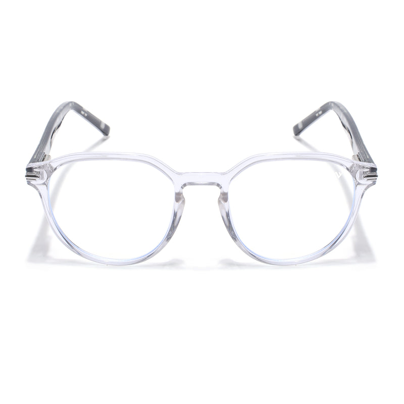 Voyage High Street Transparent Square Eyeglasses for Men & Women (86003MG4941-C3)
