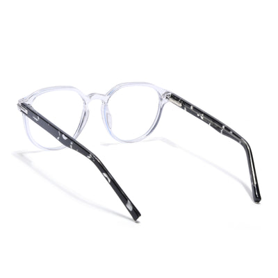 Voyage High Street Transparent Square Eyeglasses for Men & Women (86003MG4941-C3)