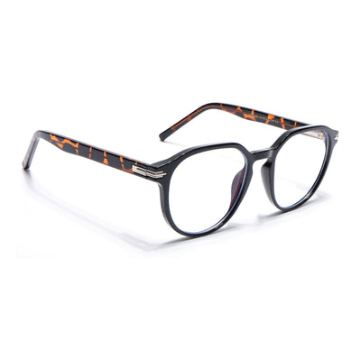 Voyage High Street Shine Black Square Eyeglasses for Men & Women (86003MG4942-C4)
