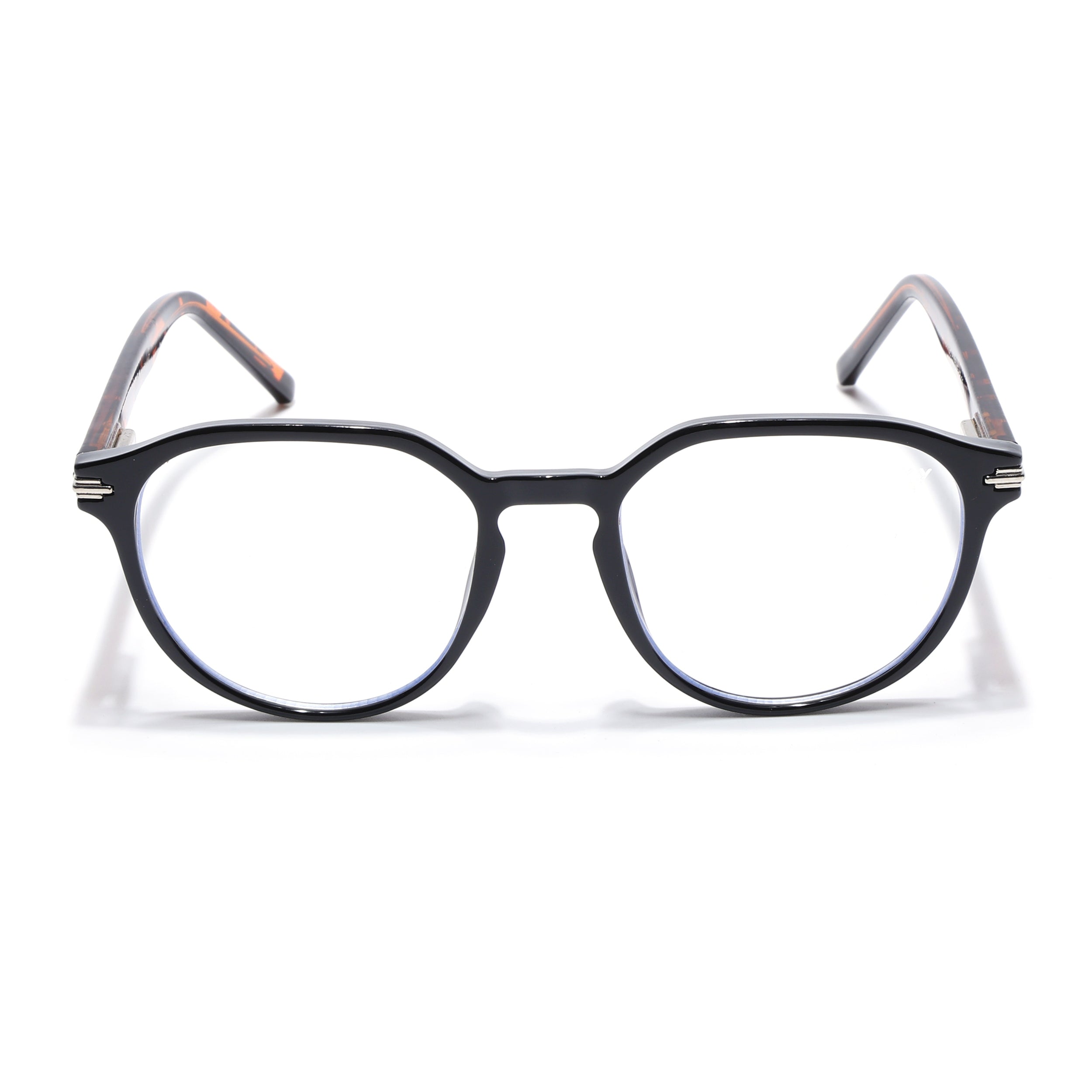 Voyage High Street Shine Black Square Eyeglasses for Men & Women (86003MG4942-C4)