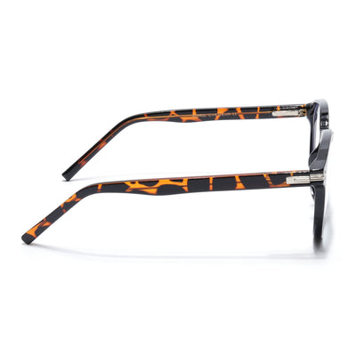 Voyage High Street Shine Black Square Eyeglasses for Men & Women (86003MG4942-C4)