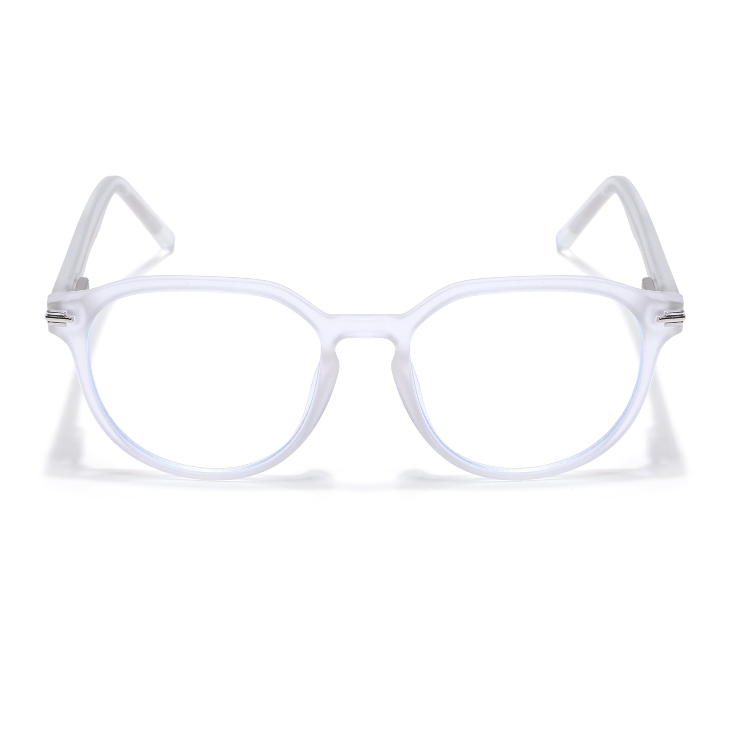 Voyage High Street Matt Transparent Square Eyeglasses for Men & Women (86003MG4943-C5)
