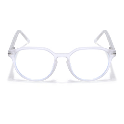 Voyage High Street Matt Transparent Square Eyeglasses for Men & Women (86003MG4943-C5)