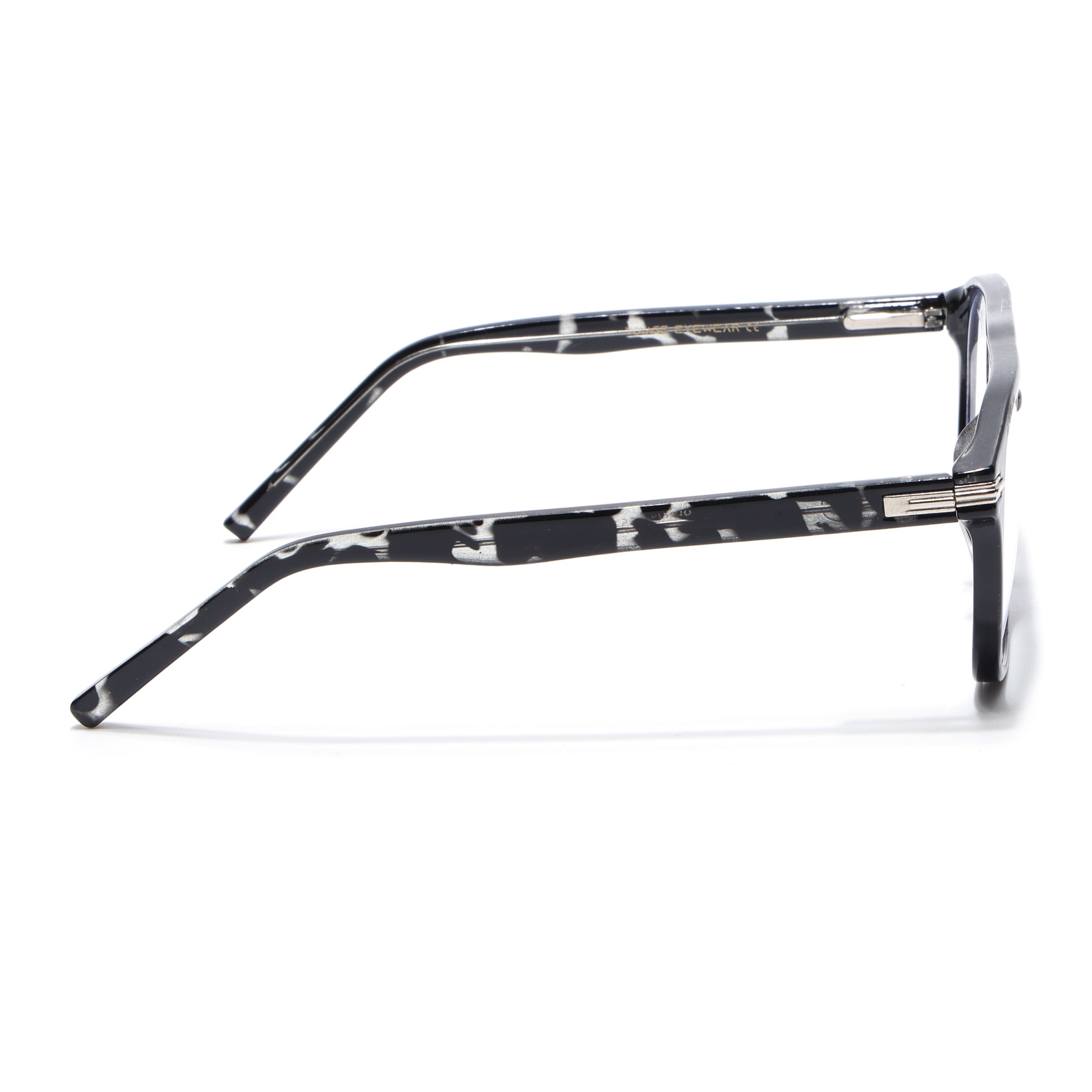 Voyage High Street Shine Black Square Eyeglasses for Men & Women (86004MG4944-C1)