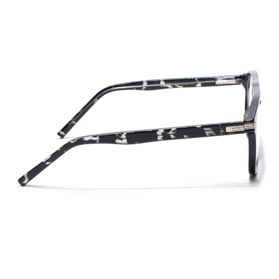 Voyage High Street Shine Black Square Eyeglasses for Men & Women (86004MG4944-C1)