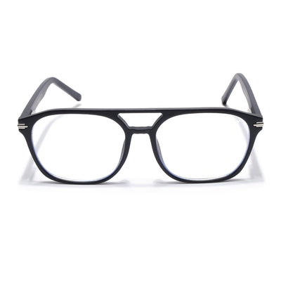 Voyage High Street Matt Black Square Eyeglasses for Men & Women (86004MG4945-C2)