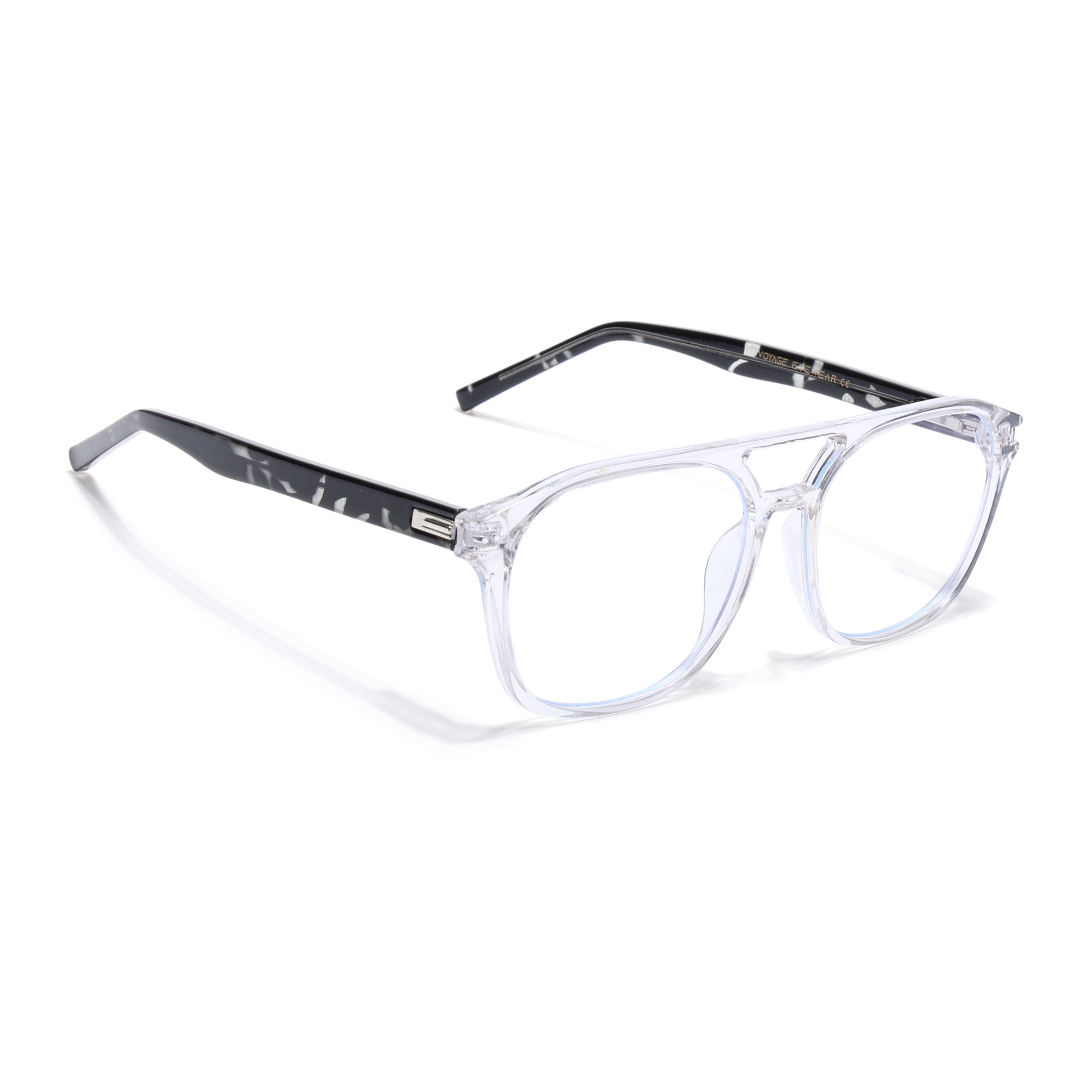 Voyage High Street Transparent Square Eyeglasses for Men & Women (86004MG4946-C3)