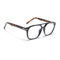 Voyage High Street Shine Black Square Eyeglasses for Men & Women (86004MG4947-C4)
