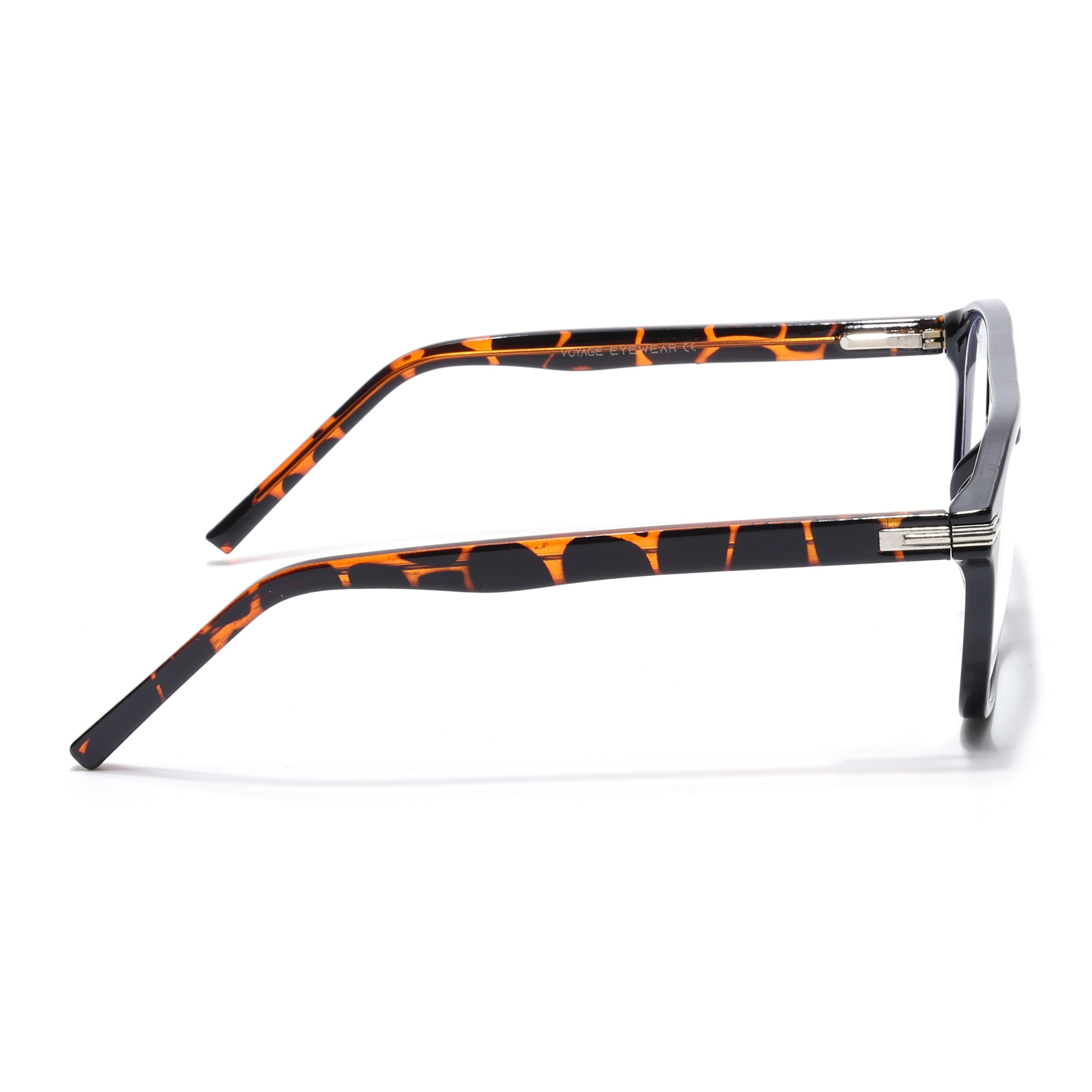 Voyage High Street Shine Black Square Eyeglasses for Men & Women (86004MG4947-C4)