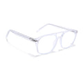 Voyage High Street Matt Transparent Square Eyeglasses for Men & Women (86004MG4948-C5)