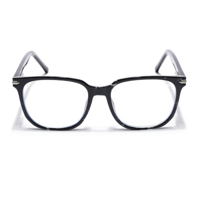 Voyage High Street Shine Black Square Eyeglasses for Men & Women (86005MG4949-C1)