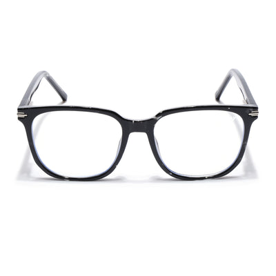 Voyage High Street Shine Black Square Eyeglasses for Men & Women (86005MG4949-C1)