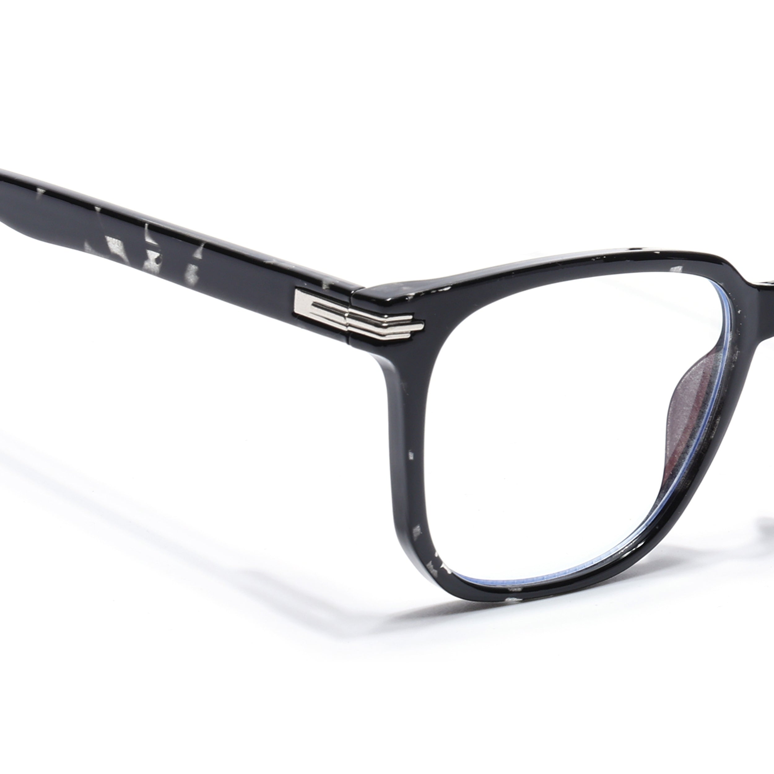 Voyage High Street Shine Black Square Eyeglasses for Men & Women (86005MG4949-C1)