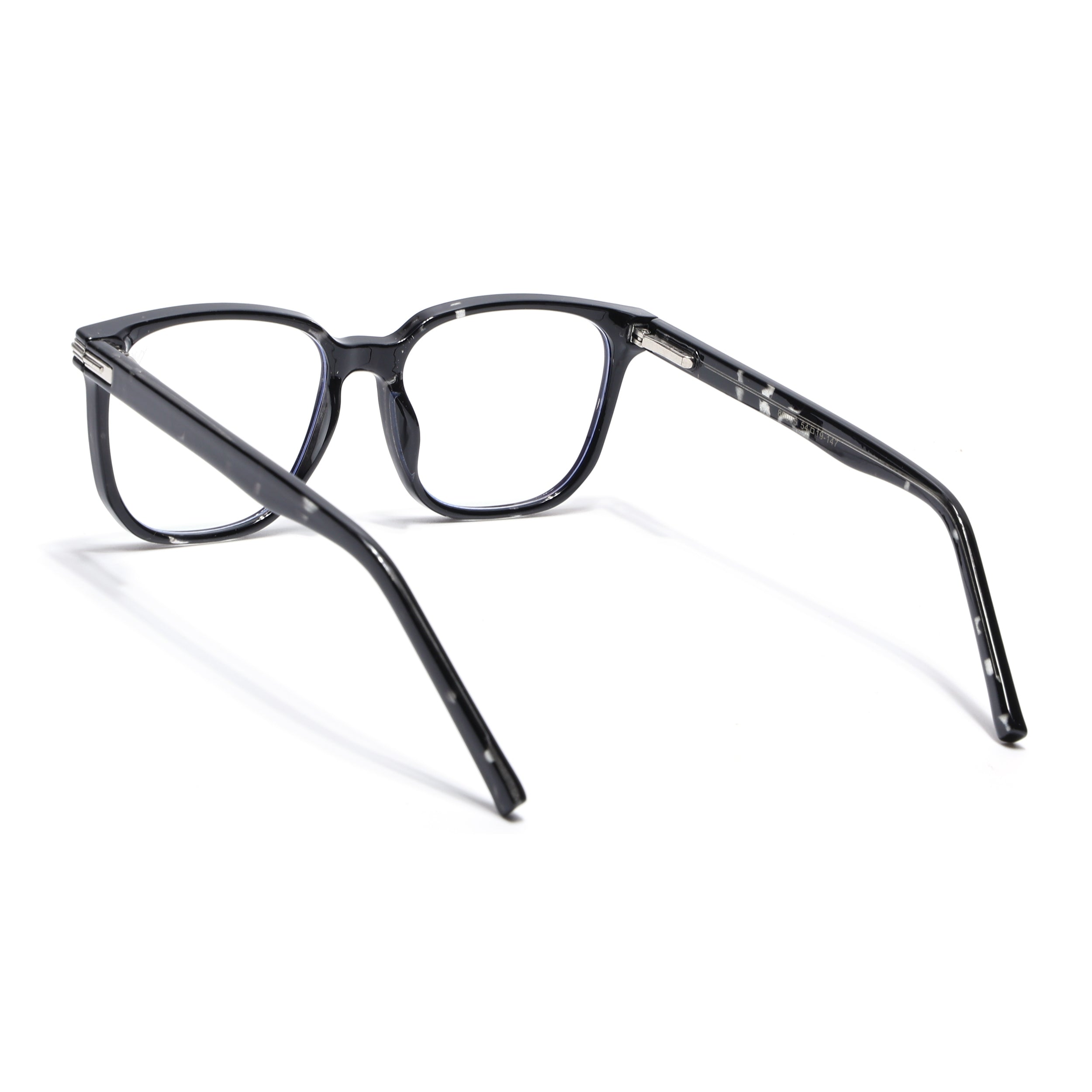Voyage High Street Shine Black Square Eyeglasses for Men & Women (86005MG4949-C1)