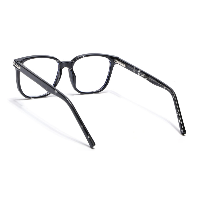 Voyage High Street Shine Black Square Eyeglasses for Men & Women (86005MG4949-C1)