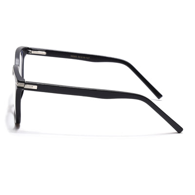 Voyage High Street Matt Black Square Eyeglasses for Men & Women (86005MG4950-C2)