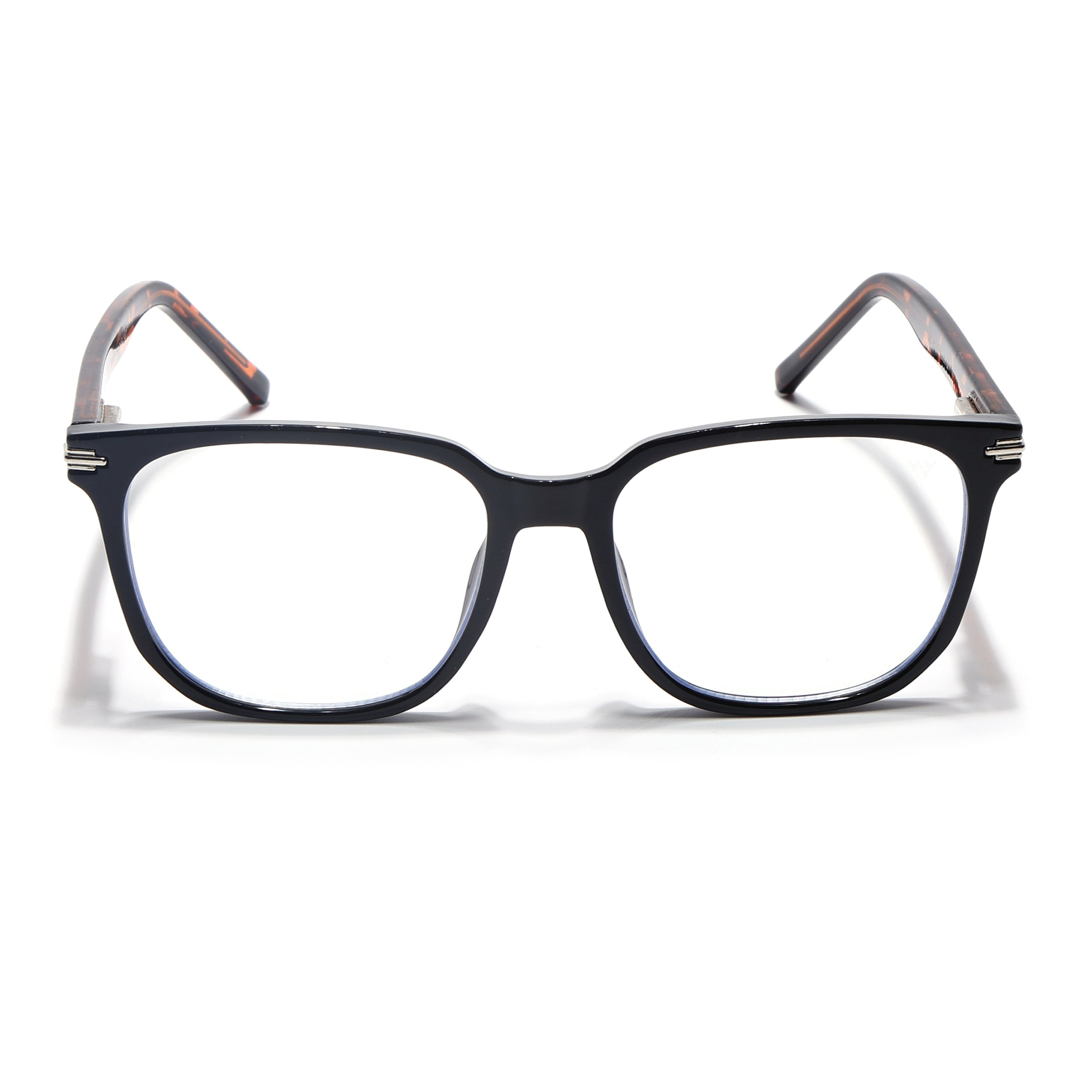 Voyage High Street Shine Black Square Eyeglasses for Men & Women (86005MG4952-C4)