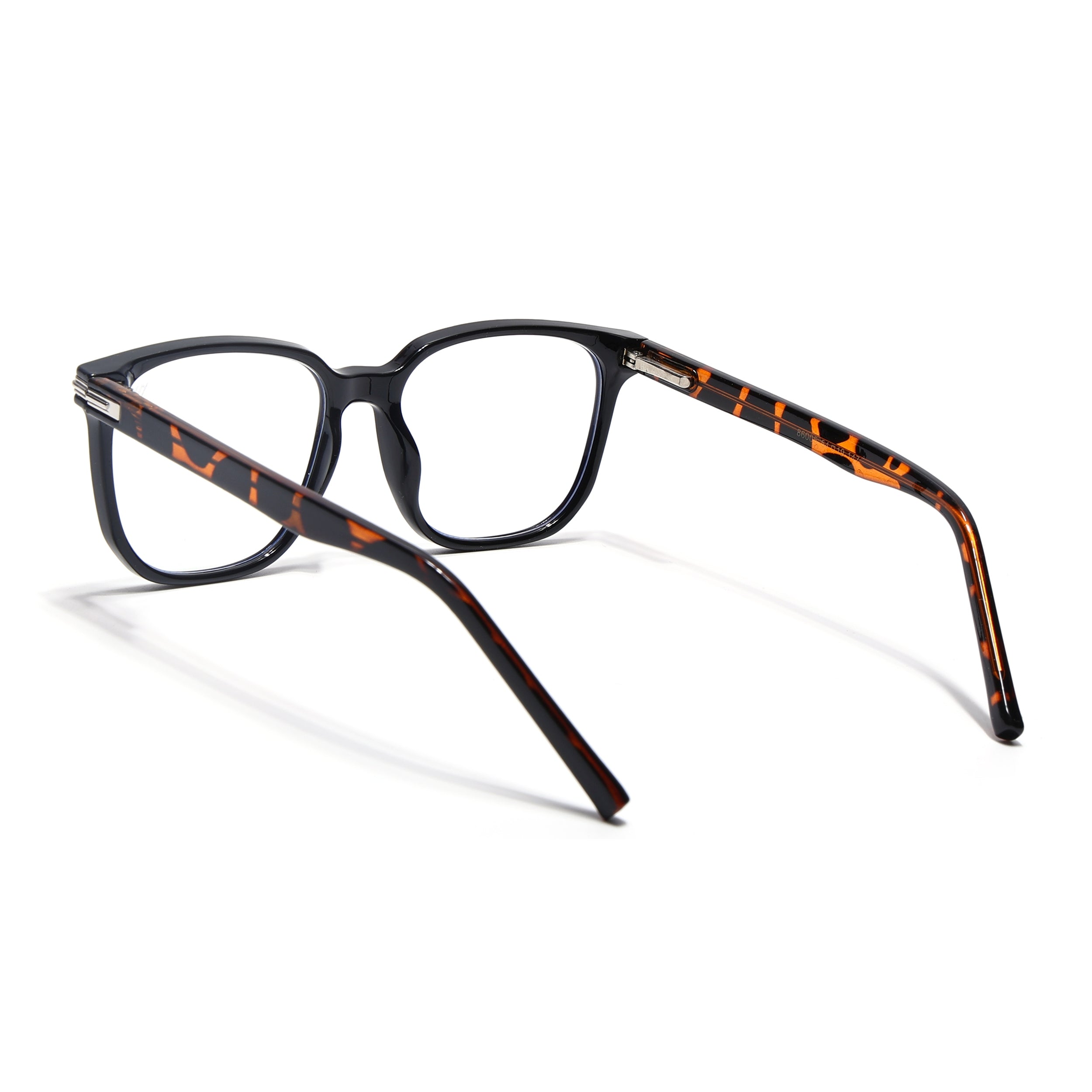 Voyage High Street Shine Black Square Eyeglasses for Men & Women (86005MG4952-C4)