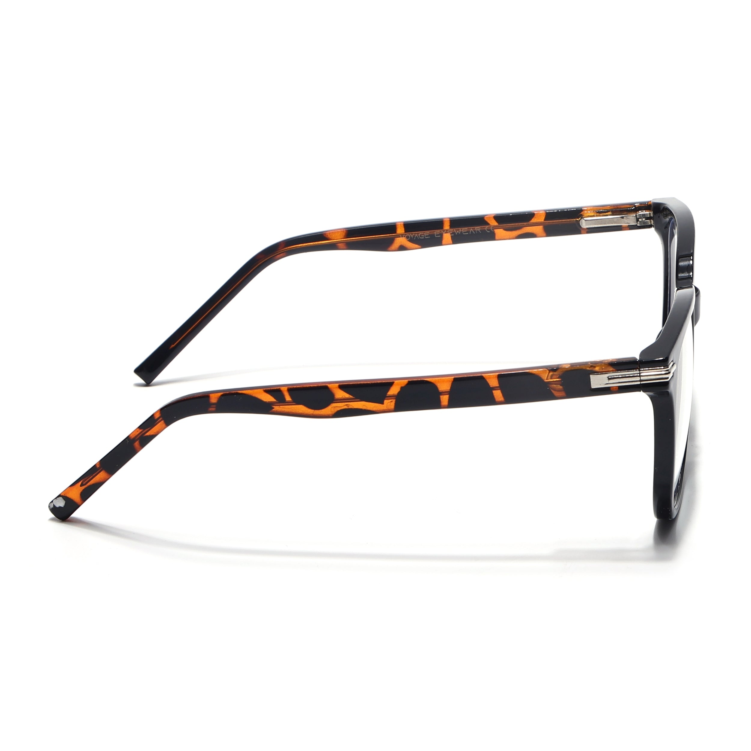 Voyage High Street Shine Black Square Eyeglasses for Men & Women (86005MG4952-C4)