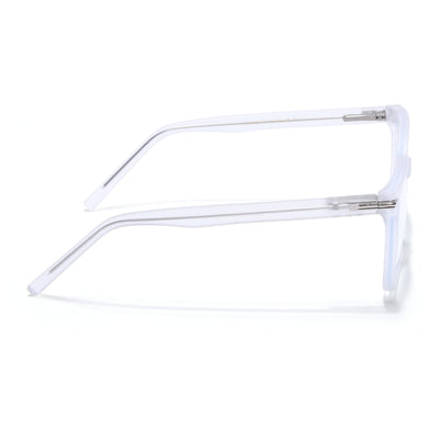 Voyage High Street Matt Transparent Square Eyeglasses for Men & Women (86005MG4953-C5)