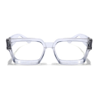Storm | Transparent Wayfarer Medium Eyeglasses for Men & Women | 86367FMG7164-C1