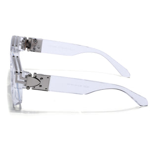 Storm | Transparent Wayfarer Medium Eyeglasses for Men & Women | 86367FMG7164-C1