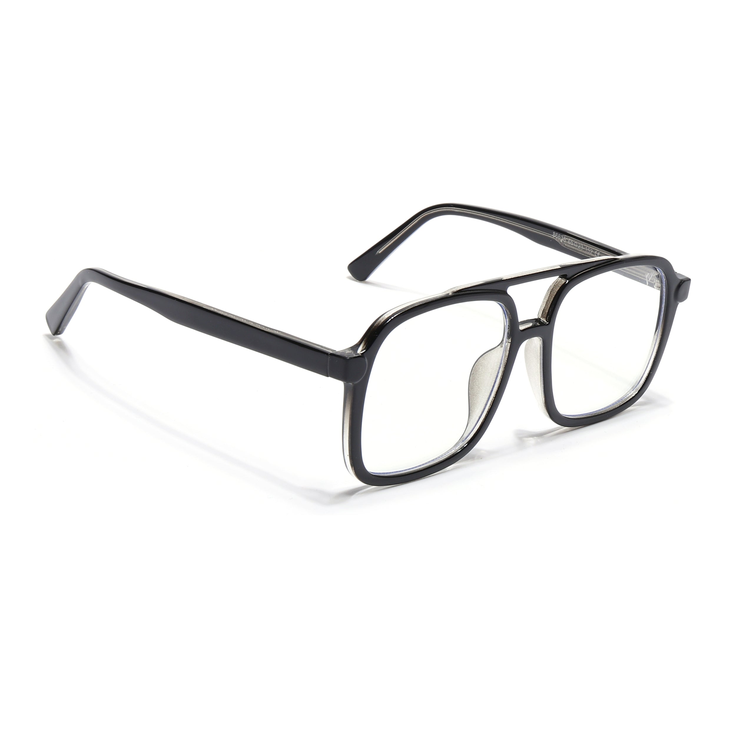 Voyage Maverick Black Wayfarer Eyeglasses for Men & Women (86635MG4153-C1)