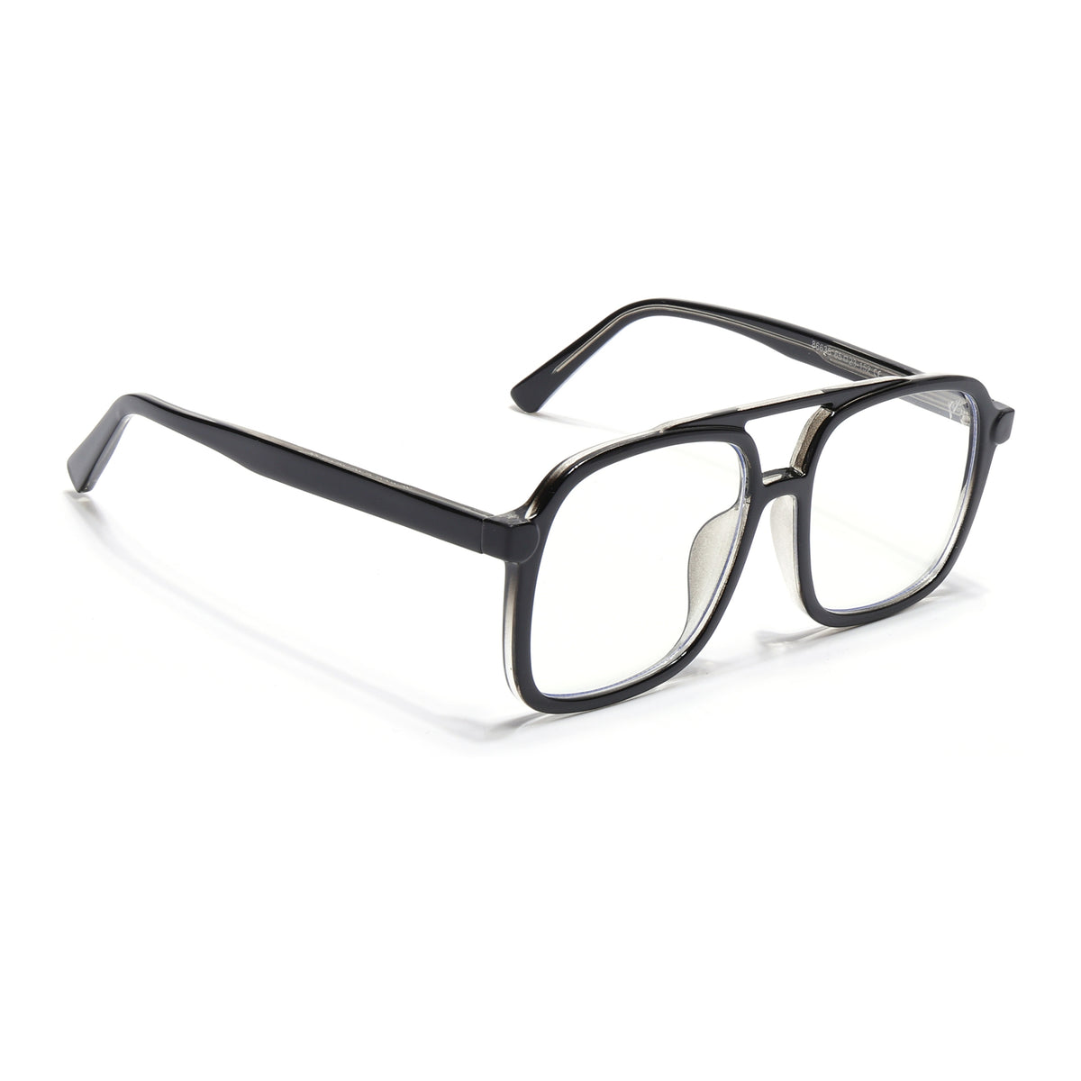 Voyage Maverick Black Wayfarer Eyeglasses for Men & Women (86635MG4153-C1)